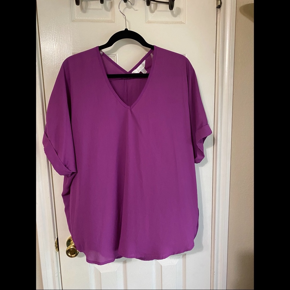 Decree V-neck blouse